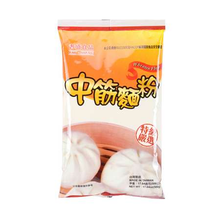 CHISHENG Wheaten Flour 500g 台湾耆盛 特级严选中筋面粉 500g 台灣耆盛 特級嚴選中筋面粉 500g