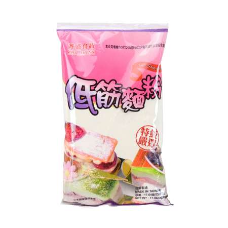 CHISHENG Low Gluten Flour 500g 台湾耆盛 特级严选低筋面粉 500g 台灣耆盛 特級嚴選低筋面粉 500g