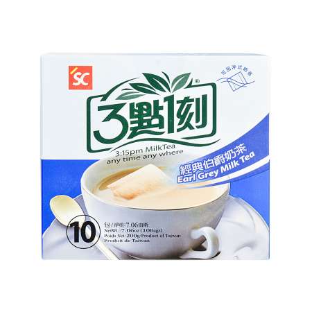 3:15PM Grey Milk Tea 200g(20gX10Bags) 3点1刻 经典伯爵奶茶 200g (20gX10包) 3點1刻 經典伯爵奶茶 200g (20gX10包)