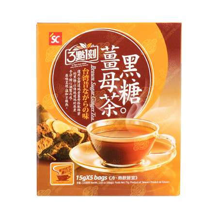 3:15PM Brown Sugar Ginger Tea 5bags/75g 台湾三点一刻 黑糖姜母茶 5包入/75g 台灣三點一刻 黑糖薑母茶 5包入/75g