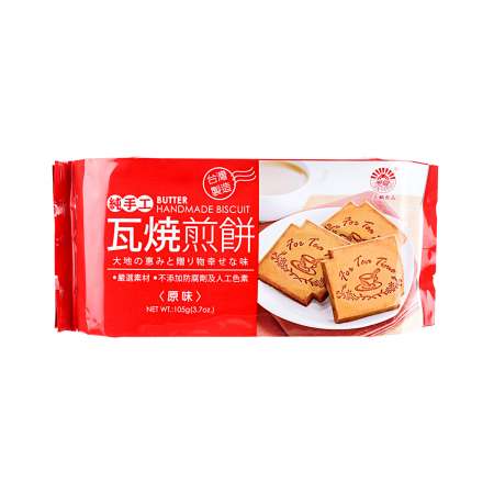 台湾天鹏纯手工瓦烧煎饼 原味 105g 美国德成行
