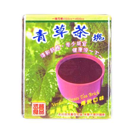 台湾承丰 青草茶块 370g CHERNG FENG Verdant Grass Tea Brick 370g