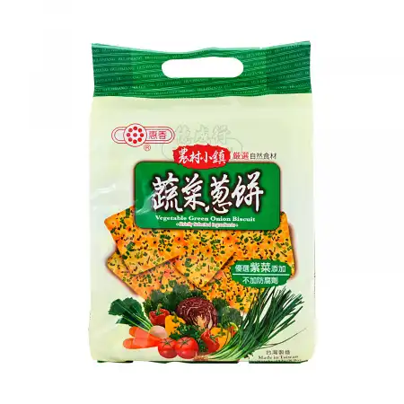台湾惠香 农村小镇 蔬菜葱饼 252g
