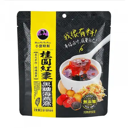 台湾小资时刻 黑糖海燕窝 桂圆红枣 15pcs/150g 【即食甜品 冷热皆宜】