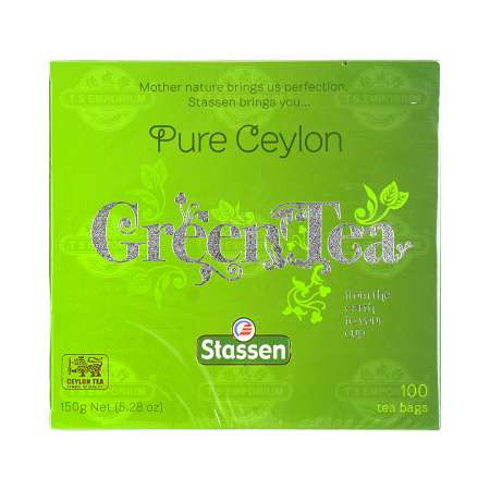 斯里兰卡司迪生 锡兰绿茶 100包入/150g STASSEN Pure Ceylon Green Tea 100 tea bags / 150g