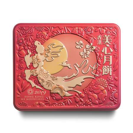 香港美心 双黄莲蓉月饼 4pcs/740g