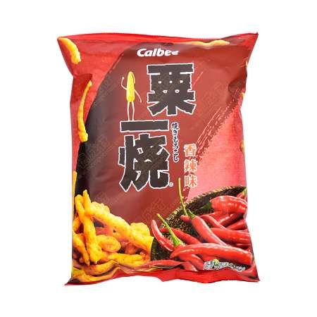 Calbe Grill A Corn Spicy flavor 80g 卡乐B粟一烧 粟米条(香辣味) 80g 卡樂B粟一燒 粟米條(香辣味) 80g