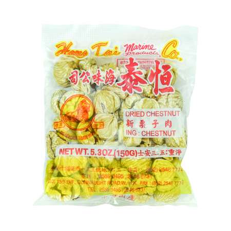 Hang Tai Dried Chestnuts 5.3oz 恒泰 粟子肉 150g 恒泰 粟子肉 150g