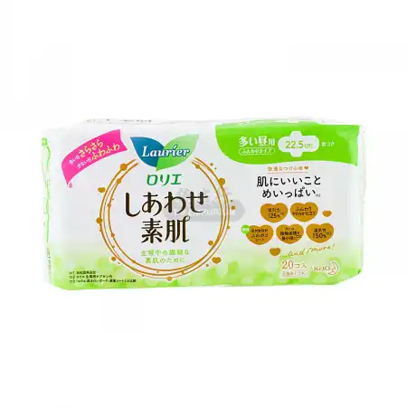日本花王 乐而雅日用护翼卫生巾 22.5cm 20片