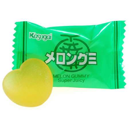 Kasugai Melon Gummy Candy 102g 日本 Kasugai 春日井软糖 蜜瓜香味 102g 日本 Kasugai 春日井軟糖 蜜瓜香味 102g