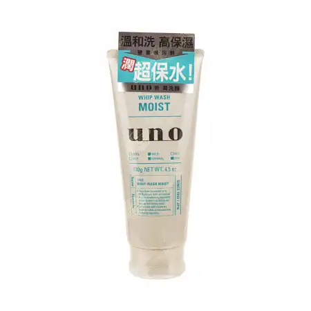 SHISEIDO UNO Mens Whip Wash, Moist 130g