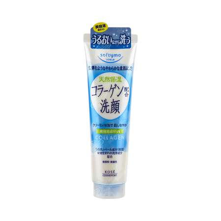 KOSE SOFTYMO Face Wash (Collagen) 150g 日本高丝Softymo 天然保湿洁面乳~胶原蛋白 150g 日本高絲Softymo 天然保濕潔面乳~膠原蛋白 150g