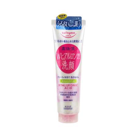 KOSE SOFTYMO Face Wash (Hyaluronic Acid) 150g 日本高丝Softymo 天然高保湿洁面乳~玻尿酸 150g 日本高絲Softymo 天然高保濕潔面乳~玻尿酸 150g