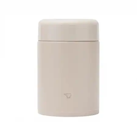 ZOJIRUSHI Stainless Steel Food Jar - Beige 18oz / 520ml (SW-KA52-CM)
