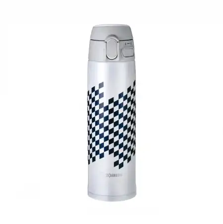 ZOJIRUSHI Stainless Mug Ichimatsu Collection - Ichimatsu White 480ml / SM-TAE48SA-WZ
