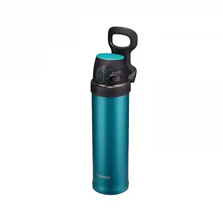 ZOJIRUSHI Flip-and-Go Stainless Mug - Teal 16oz / 0.48L (SM-QHE48-GK)