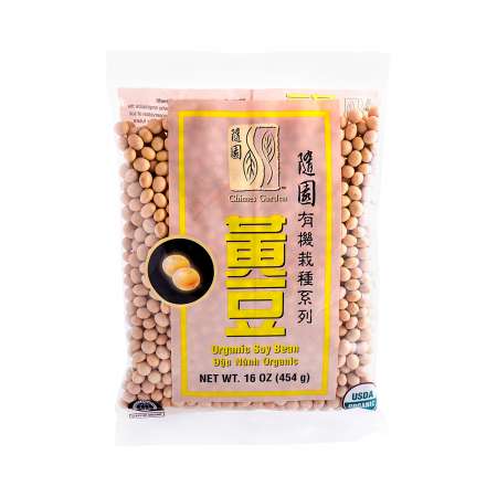CG Organic Soy Bean 16oz 随圆 有机黄豆 16oz 隨圓 有機黃豆 16oz