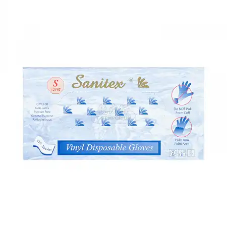 SANITEX Non-Latex Powder Free General Purpose Ambidextrous (S) 100pcs