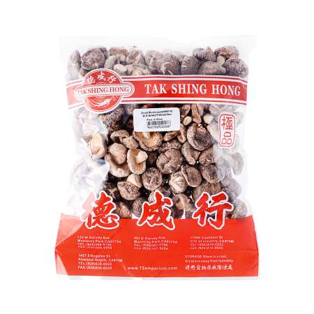 TAK SHING HONG Dried Mushroom 16oz 德成行 茶花菇 16oz 德成行 茶花菇 16oz