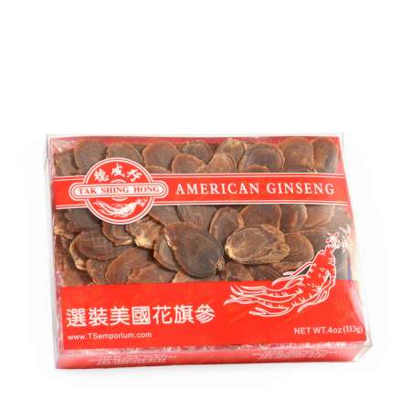 TAK SHING HONG Red Ginseng Slice(#60086565) 4oz 德成行 特大红参片 4oz 德成行 特大紅參片 4oz