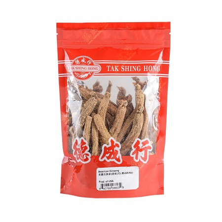 TAK SHING HONG American Ginseng CL 80-AA 4oz(113.50g) 德成行 美国花旗参/西洋参(袋装) CL80-AA 4oz(113.50g) 德成行 美國花旗參/西洋參(袋裝) CL80-AA 4oz(113.50g)