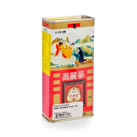Korean Ginseng Earth 40/37.5g 韩国天寿 高丽参 (地40/ 1两) 37.5g 韓國天壽 高麗參 (地40/ 1兩) 37.5g