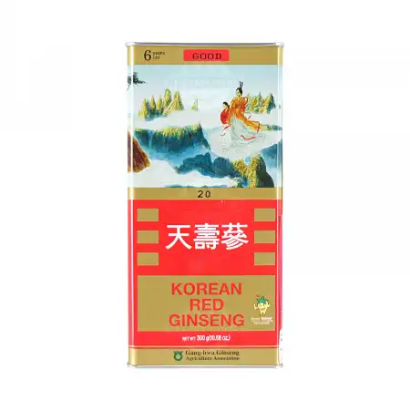 韩国天寿参 高丽参 (红参) (良20/ 8两) 300g