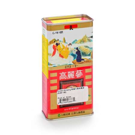 Korean Ginseng Good40/37.5g 韩国天寿 高丽参 (良40/ 1两) 37.5g 韓國天壽 高麗參 (良40/ 1兩) 37.5g