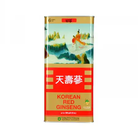 韩国天寿参 高丽参 (红参) (切参) 600g