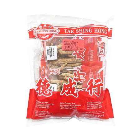 TAK SHING HONG American Ginseng TS120-AA 4oz(113.50g)*4 德成行 美国花旗参/西洋参(袋装) TS120-AA 4oz(113.50g)*4 德成行 美國花旗參/西洋參(袋裝) TS120-AA 4oz(113.50g)*4
