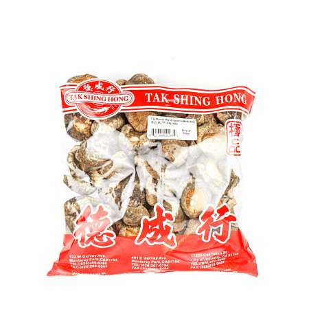 TAK SHING HONG Dried Mushrooms 14oz 德成行 茶花菇 14oz 德成行 茶花菇 14oz