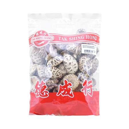 德成行 韩式天白花菇 14oz (#43170) TAK SHING HONG Dried Mushrooms 14oz (#43170)
