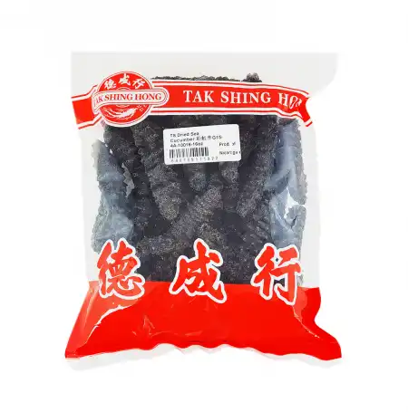 TAK SHING HONG G15 Caribbean Sea Dried Sea Cucumber (Cai Hong Shen) 16oz (#10016)
