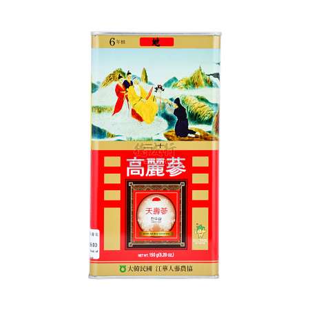 韩国天寿 高丽参 (红参) (地20/4两) 150g