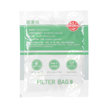 TAK SHING HONG 10“X12” Filter Reusable Separated Slag Bag 2PCS (24x29cm) 德成行 10”X12” 多用 煲汤袋 隔渣袋 2个装 (24x29cm) 德成行 10”X12” 多用 煲湯袋 隔渣袋 2個裝 (24x29cm)