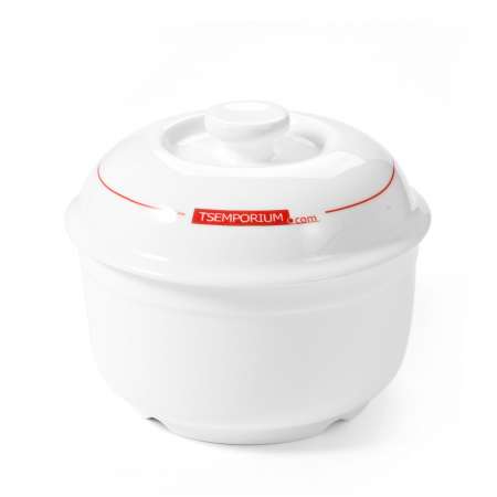 TAK SHING HONG Ceramic Stew Bowl With Lid 5.5″ 德成行 炖碗连盖 5.5寸 德成行 燉碗連蓋 5.5寸
