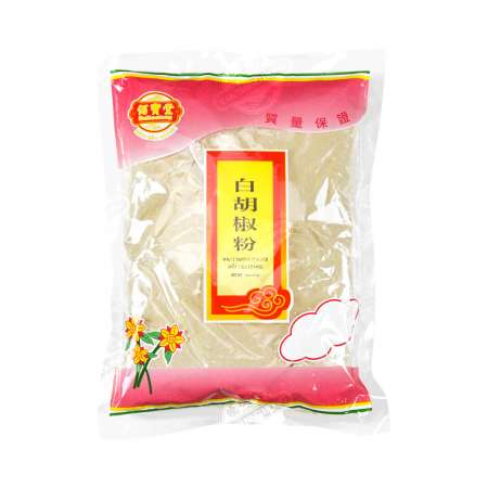 BAIBAOTANG White Pepper Powder 16oz 佰宝堂 白胡椒粉 16oz 佰寶堂 白胡椒粉 16oz