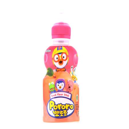韩国PALDO八道 Pororo水蜜挑味飲料 235ml PALDO Pororo Peach Flavor Drink 235ml