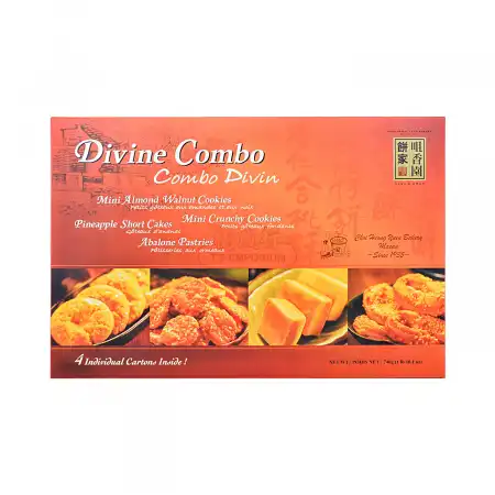 澳门咀香园饼家 四式礼盒 740g