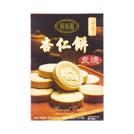 脆香园炭烧杏仁饼227g 美国德成行