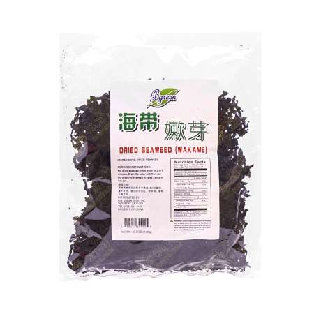 BGREEN Dried Seaweed (Wakame) 100g BGREEN 海带嫩芽 100g BGREEN 海帶嫩芽 100g