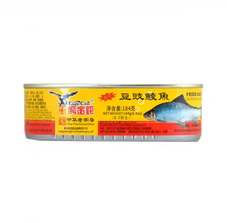 鹰金钱 豆豉鲮鱼 辣味 184g/6.5oz
