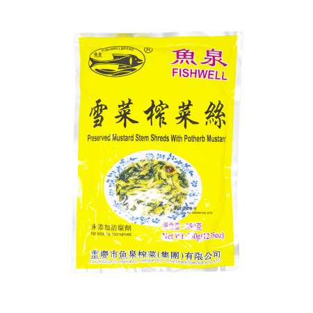 FISHWELL Preserved Mustard Stem Shreds With Potherb Mustard 350g 
