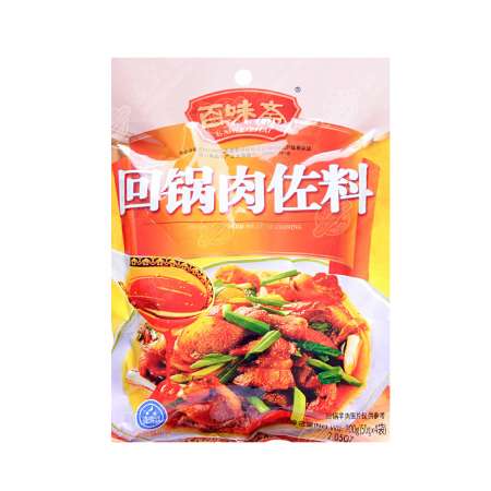 BAI WEI ZHAI Double Cooked Meat Seasoning 200g 百味斋 回锅肉佐料 200g 百味齋 回鍋肉佐料 200g