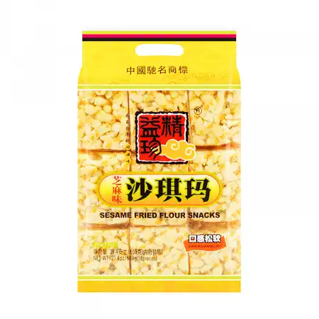 精益珍 芝麻味沙琪玛 18入/608g 