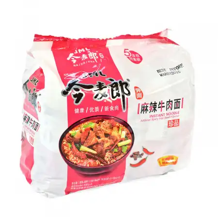 今麦郎 麻辣牛肉面 5包入/555g
