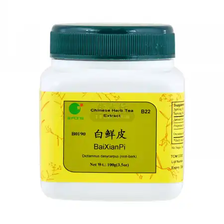 E-FONG Chinese Herb Tea Extract Powder - Bai Xian Pi 100g/3.5oz