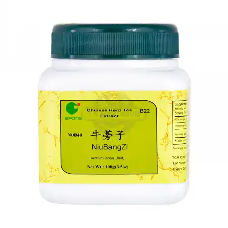 E-FONG Chinese Herb Tea Extract Powder - Niu Bang Zi (Arctium Lappa (Fruit) 100g/3.5oz