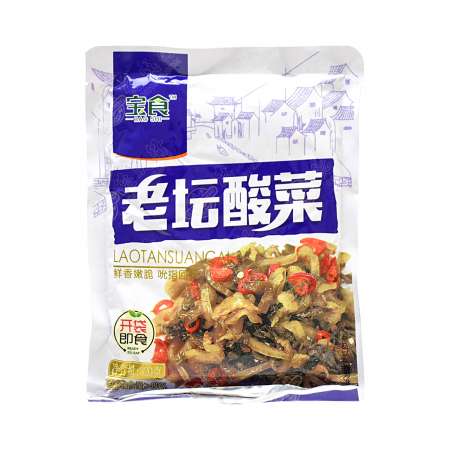 BAOSHI Pickled Cabbage (lao tan suan cai) 150g 宝食 老坛酸菜 320g 寶食 老壇酸菜 320g