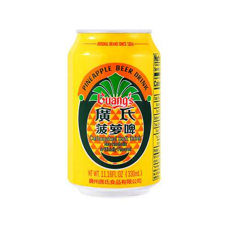 广氏 菠萝啤 果味型汽水 无酒精(罐装) 330ml